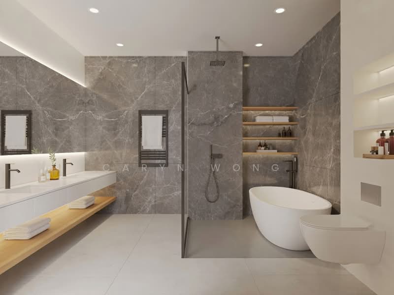 ❤️GIANT⚡️Brand New Inter-Terrace w Mezzanine, Attic & Lift in Boon Teck Road, Boon Teck Road/ Balestier Road/ Kim Keat Road, 5 Bedrooms, 5,425 sqft, Terraced House For Sale, by Caryn Wong, 500166571 - Bathroom - PropertyGuru.com.sg