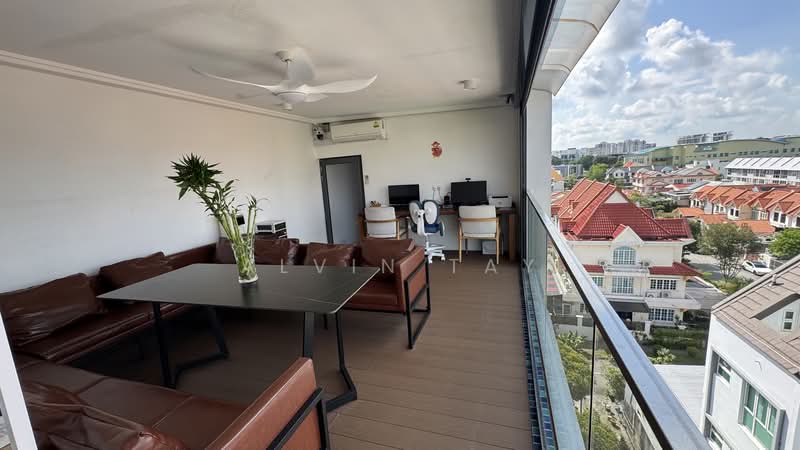 One Robey, 1 Robey Crescent, 3 Bedrooms, 1,206 sqft, Condominium For Sale, by Alvin Tay, 500166596 - Balcony - PropertyGuru.com.sg