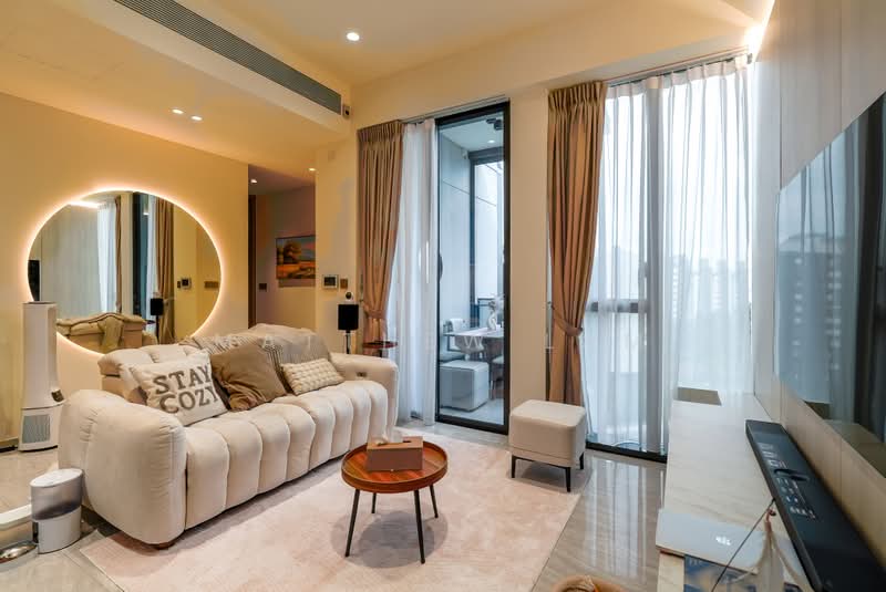 Leedon Green, 32 Leedon Heights, 2 Bedrooms, 786 sqft, Condominium For Sale, by Matthew Lam, 500166644 - Living Room - PropertyGuru.com.sg