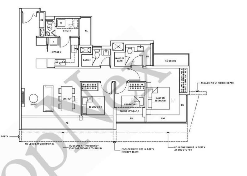 Coco Palms, 31 Pasir Ris Grove, 3 Bedrooms, 1,098 sqft, Condominium For Sale, by HEATHER LIM, 500166652 - PropertyGuru.com.sg