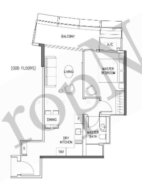 DUO Residences, 1 Fraser Street, 1 Bedroom, 721 sqft, Apartment For Rent, by Betty Ow, 500166694 - PropertyGuru.com.sg
