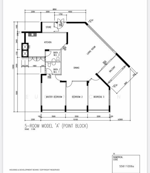 110 Bukit Batok West Avenue 6, 110 Bukit Batok West Avenue 6, 3 Bedrooms, 1,421 sqft, HDB Flat For Sale, by Eugene Chen, 500166697 - PropertyGuru.com.sg