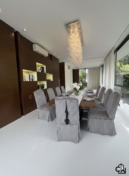 GCB in School Zone, Queen Astrid Park, Leedon Park, Coronation West, 4 Bedrooms, 10,000 sqft, Good Class Bungalow For Rent, by Chloe Wan, 500166708 - Dining Room - PropertyGuru.com.sg
