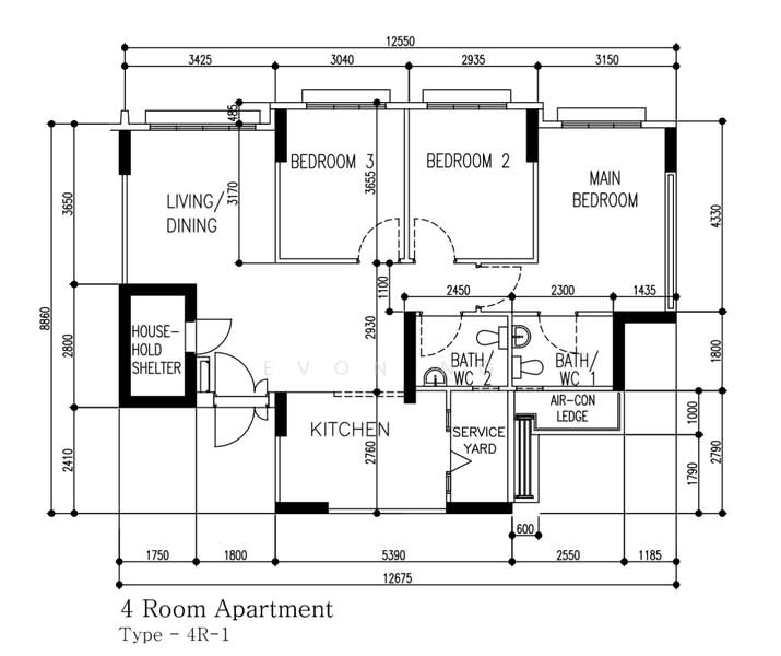 677C Yishun Ring Road, 677C Yishun Ring Road, 3 Bedrooms, 1,001 sqft, HDB Flat For Sale, by Evon Ng, 500166729 - PropertyGuru.com.sg