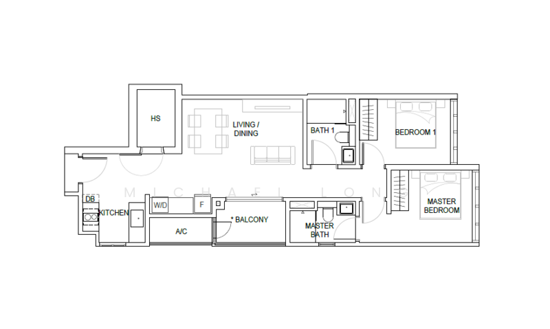 The Bronze, 46 Boon Teck Road, 2 Bedrooms, 797 sqft, Condominium For Sale, by Michael Long, 500166757 - PropertyGuru.com.sg