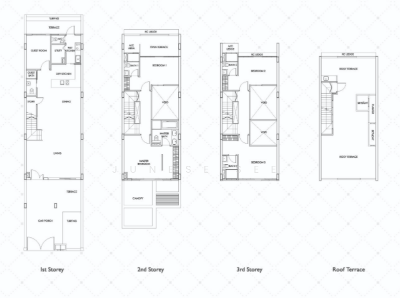 Seletar Garden, Cactus Road, 5 Bedrooms, 3,600 sqft, Terraced House For Sale, by Junese See, 500166770 - PropertyGuru.com.sg
