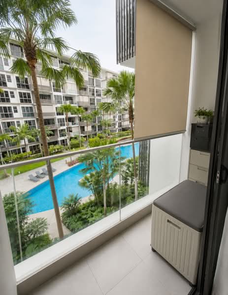 The Inflora, 51 Flora Drive, 1 Bedroom, 463 sqft, Condominium For Rent, by Jasper How, 500166802 - Balcony - PropertyGuru.com.sg
