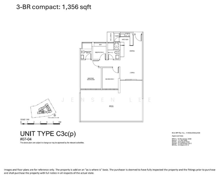 Centro Residences, 59 Ang Mo Kio Avenue 8, 3 Bedrooms, 1,356 sqft, Condominium For Sale, by Jensen Lee, 500166809 - PropertyGuru.com.sg