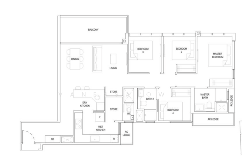 The Florence Residences, 93 Hougang Avenue 2, 4 Bedrooms, 1,292 sqft, Condominium For Sale, by Vanessa Owh, 500166814 - PropertyGuru.com.sg