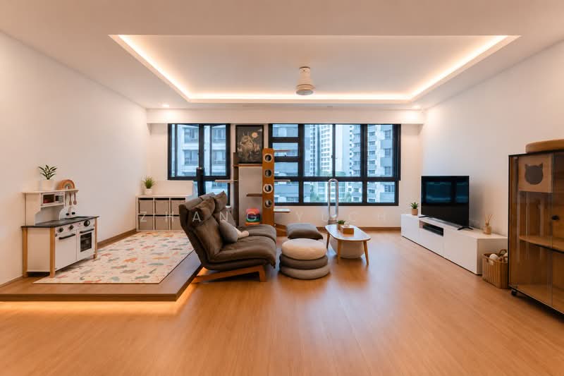 658B Punggol East, 658B Punggol East, 3 Bedrooms, 1,216 sqft, HDB Flat For Sale, by Zhang Yuchi, 500166860 - Living Room - PropertyGuru.com.sg
