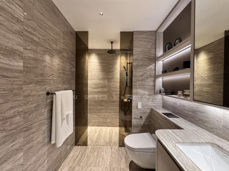 Thomson Reserve, Bright Hill Drive, 3 Bedrooms, 969 sqft, Condominium For Sale, by Justin Koh, 500166863 - Bathroom - PropertyGuru.com.sg