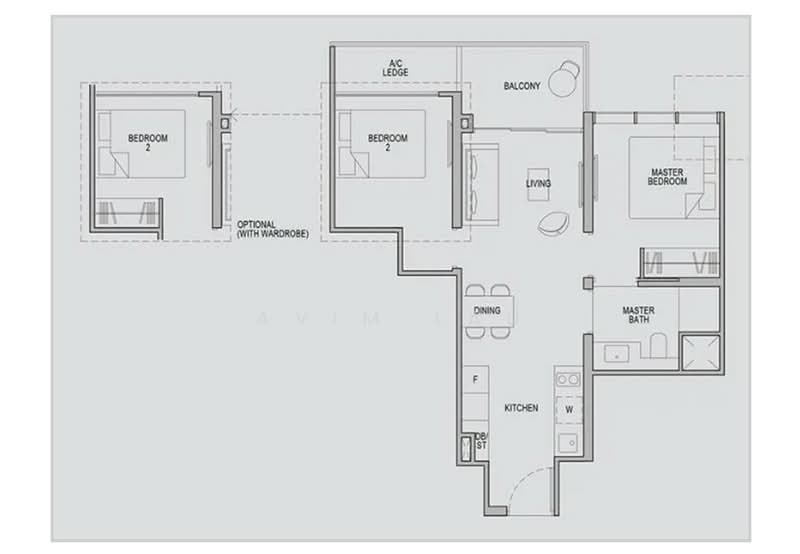 Kopar At Newton, 8 Makeway Avenue, 2 Bedrooms, 614 sqft, Condominium For Sale, by Avim Lau, 500166867 - PropertyGuru.com.sg