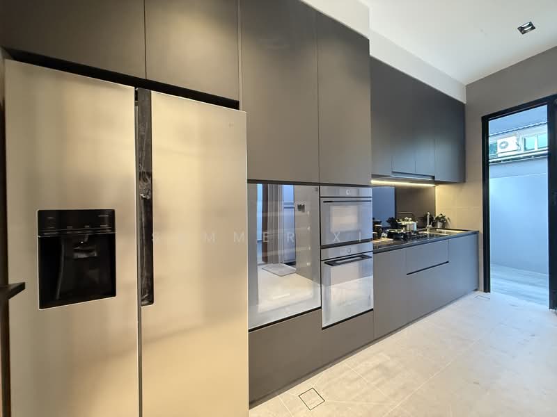 Sembawang brand new landed with lift, Japan kerayong, 5 Bedrooms, 4,834 sqft, Terraced House For Sale, by Summer Xia, 500166869 - Kitchen - PropertyGuru.com.sg