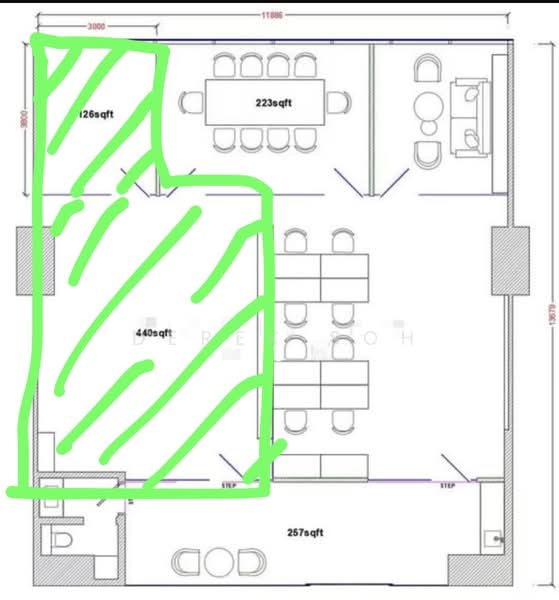 The Central, 8 Eu Tong Sen Street, 694 sqft, Office For Rent, by Derek Soh, 500166901 - CommercialGuru.com.sg