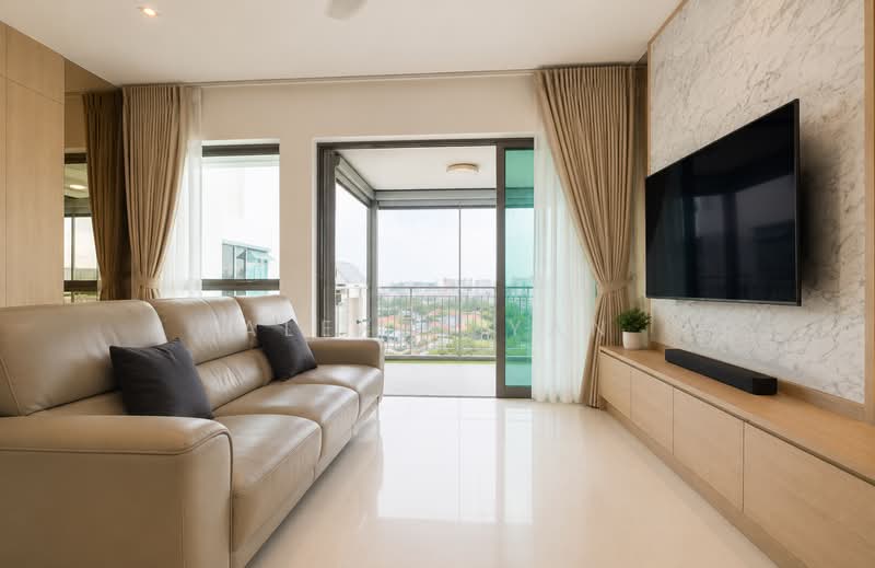 The Infiniti, 39E West Coast Park, 2 Bedrooms, 915 sqft, Condominium For Rent, by Alexes Yan, 500166926 - Living Room - PropertyGuru.com.sg