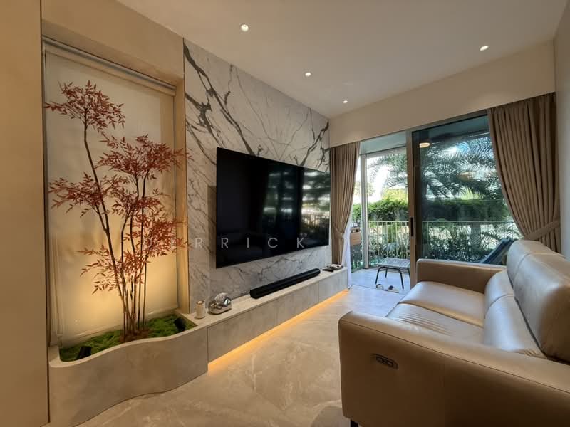 The Reef at King's Dock, 20 Harbourfront Avenue, 2 Bedrooms, 689 sqft, Condominium For Sale, by Derrick Low, 500166969 - Living Room - PropertyGuru.com.sg