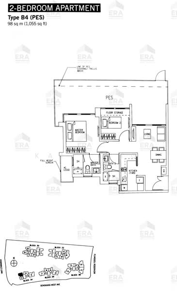 H2O Residences, 34 Fernvale Link, 2 Bedrooms, 1,055 sqft, Condominium For Sale, by Kaili Ong, 500167012 - PropertyGuru.com.sg