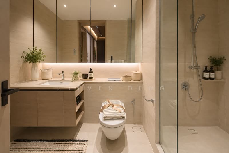 *Star Buy *Cheap Entry Price *Strong Long-term Potential, , 2 Bedrooms, 689 sqft, Condominium For Sale, by Steven Deng, 500167015 - Bathroom - PropertyGuru.com.sg