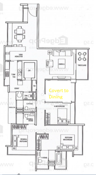 One Amber, 3 Amber Gardens, 4 Bedrooms, 1,701 sqft, Condominium For Sale, by Whendi Hong, 500167018 - PropertyGuru.com.sg