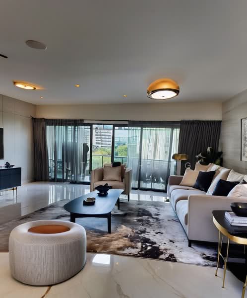 Soleil @ Sinaran, 6 Sinaran Drive, 3 Bedrooms, 1,450 sqft, Condominium For Rent, by Ruth Zheng, 500167039 - Living Room - PropertyGuru.com.sg