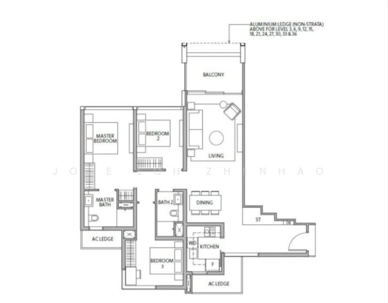 Riviere, 1 Jiak Kim Street, 3 Bedrooms, 1,173 sqft, Condominium For Sale, by Jose Loh Zhenhao, 500167041 - PropertyGuru.com.sg