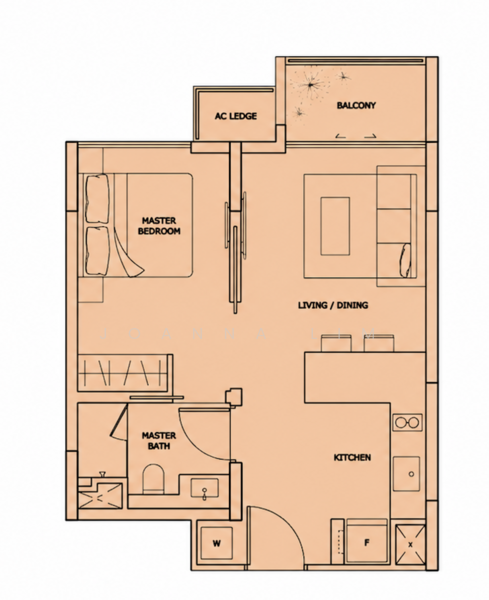 Archipelago, 501 Bedok Reservoir Road, 1 Bedroom, 527 sqft, Condominium For Rent, by Joanna Lim, 500167047 - PropertyGuru.com.sg
