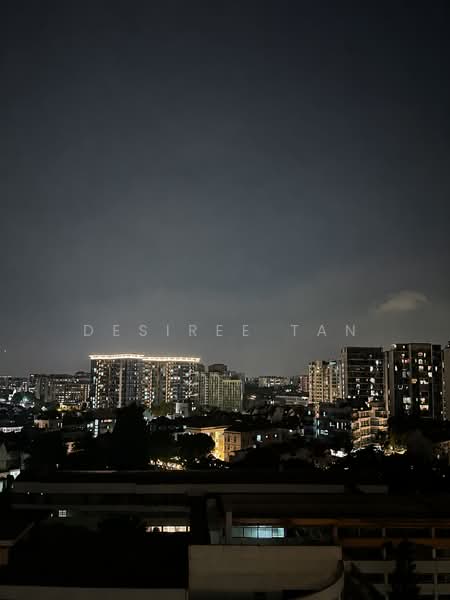 The Florence Residences, 87 Hougang Avenue 2, 2 Bedrooms, 721 sqft, Condominium For Sale, by Desiree Tan, 500167073 - Balcony Night View - PropertyGuru.com.sg