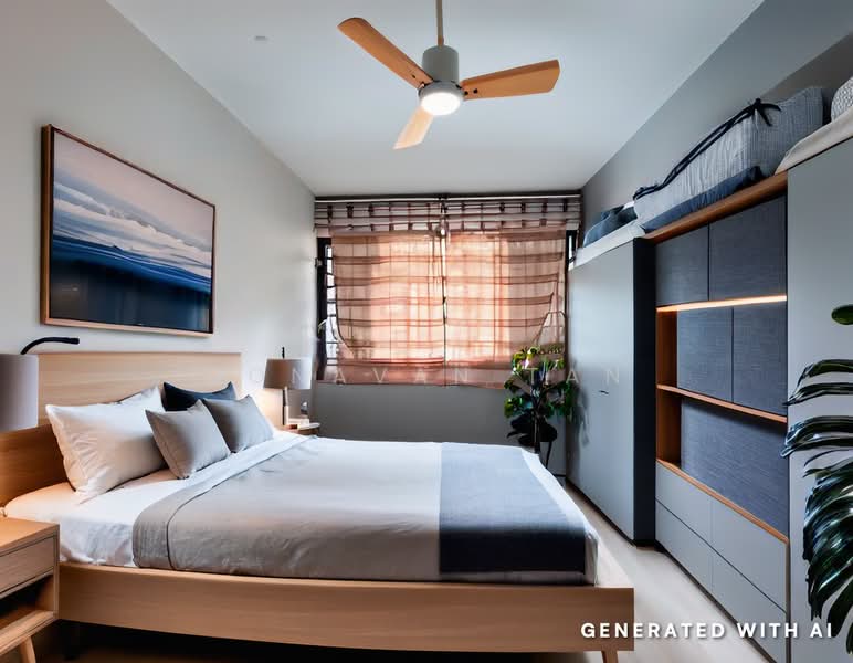 407 Serangoon Avenue 1, 407 Serangoon Avenue 1, 3 Bedrooms, 1,119 sqft, HDB Flat For Sale, by Donavan Tan, 500167103 - Bedroom - PropertyGuru.com.sg