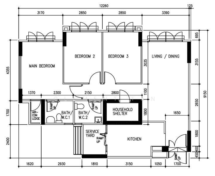 430B Yishun Avenue 11, 430B Yishun Avenue 11, 3 Bedrooms, 990 sqft, HDB Flat For Sale, by Clement Tan, 500167122 - PropertyGuru.com.sg