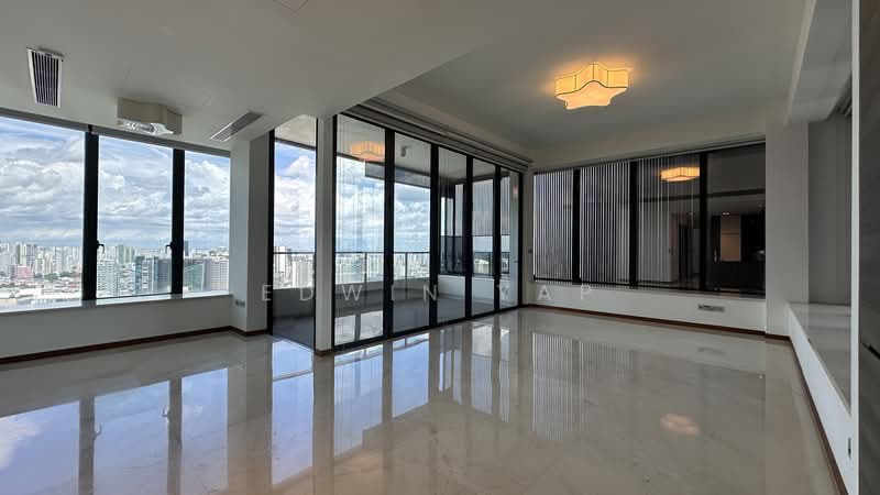 The Scotts Tower, 38 Scotts Road, 3 Bedrooms, 1,389 sqft, Condominium For Rent, by Edwin Yap, 500167142 - Living Room - PropertyGuru.com.sg