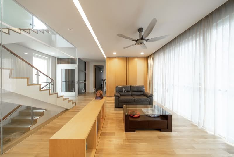 3 plus attic rebuilt freehold 3-gen bungalow walking dist to MRT, , 7 Bedrooms, 6,355 sqft, Bungalow House For Sale, by Charpin Tan, 500167179 - Living Room - PropertyGuru.com.sg