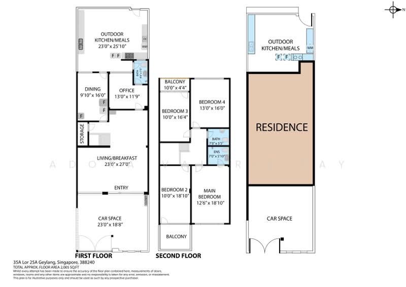 35a lorong 25a geylang, , 5 Bedrooms, 2,081 sqft, Terraced House For Sale, by Adora Valerie Tay, 500167191 - PropertyGuru.com.sg
