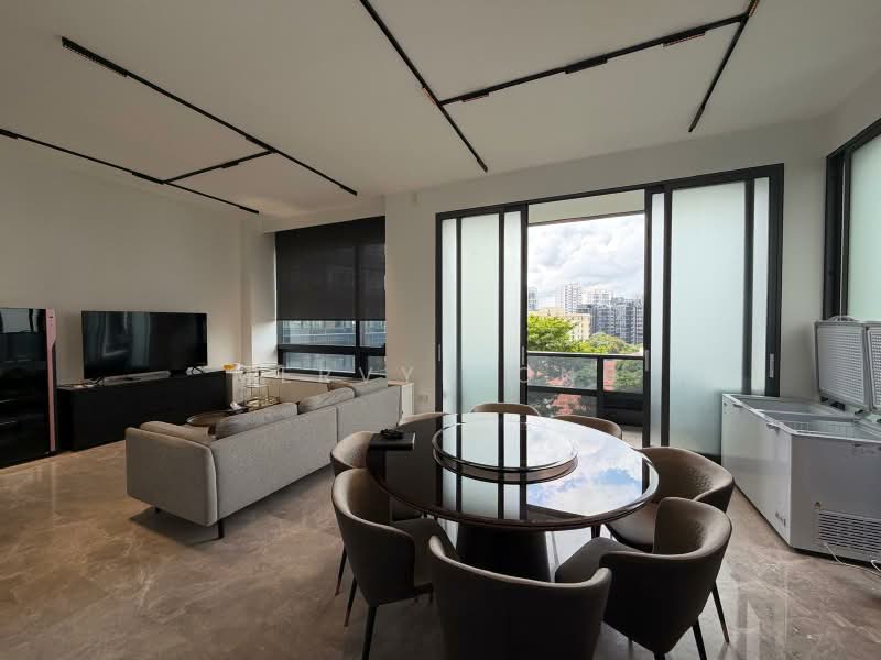 Nouvel 18, 16 Anderson Road, 4 Bedrooms, 1,765 sqft, Condominium For Rent, by Mervyn Ong, 500167198 - Living Room - PropertyGuru.com.sg