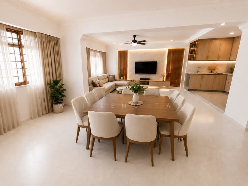 542 Choa Chu Kang Street 52, 542 Choa Chu Kang Street 52, 3 Bedrooms, 1,130 sqft, HDB Flat For Sale, by Wei Leng Tan, 500167224 - Living Room & Dining idea - PropertyGuru.com.sg