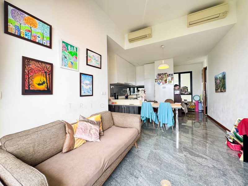 Eco Sanctuary, 65 Chestnut Avenue, 2 Bedrooms, 753 sqft, Condominium For Sale, by Tricia Low, 500167225 - Living Room - PropertyGuru.com.sg