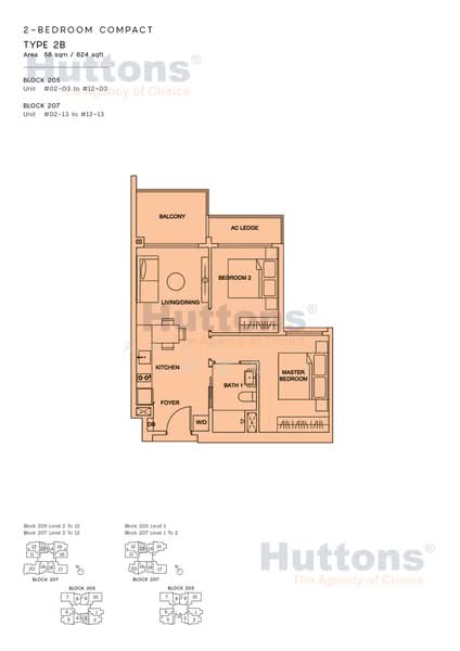 Urban Treasures, 205 Jalan Eunos, 2 Bedrooms, 635 sqft, Condominium For Sale, by Alan Lai 赖家敬, 500167257 - PropertyGuru.com.sg