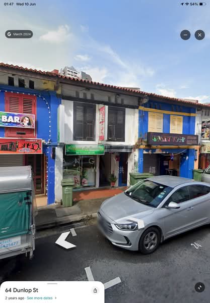 66 Dunlop Street, , 940 sqft, Shop / Shophouse For Rent, by Ang Yap Chow 洪业超, 500167283 - Exterior - CommercialGuru.com.sg