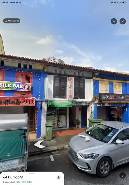 66 Dunlop Street, , 940 sqft, Shop / Shophouse For Rent, by Ang Yap Chow 洪业超, 500167283 - Exterior - CommercialGuru.com.sg