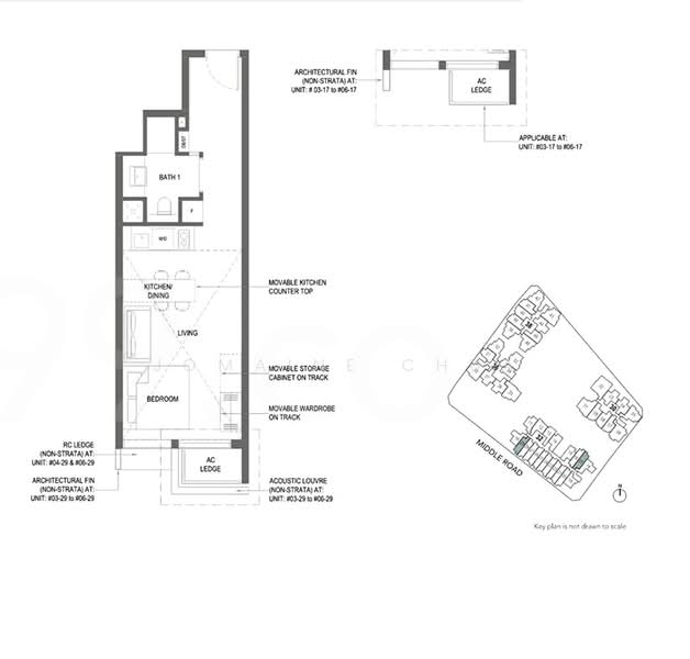 The M, 30 Middle Road, 1 Bedroom, 409 sqft, Condominium For Sale, by Jomaine Chua, 500167285 - PropertyGuru.com.sg