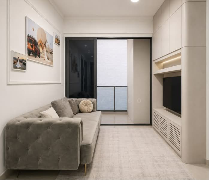 Stirling Residences, 21 Stirling Road, 2 Bedrooms, 657 sqft, Condominium For Rent, by Dayaa Leo, 500167288 - Living Room - PropertyGuru.com.sg