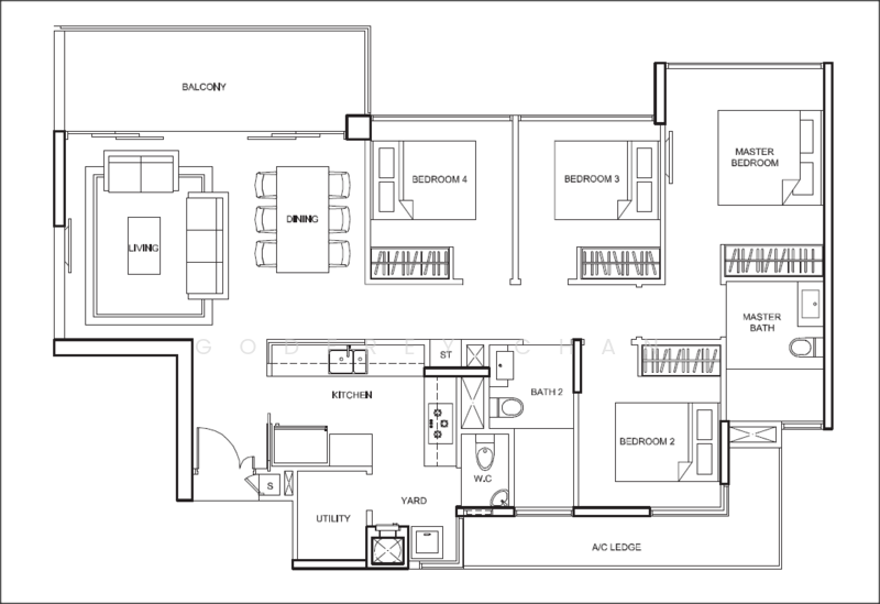 Parc Centros, 82 Punggol Central, 4 Bedrooms, 1,313 sqft, Condominium For Sale, by Godfrey Chan, 500167308 - PropertyGuru.com.sg