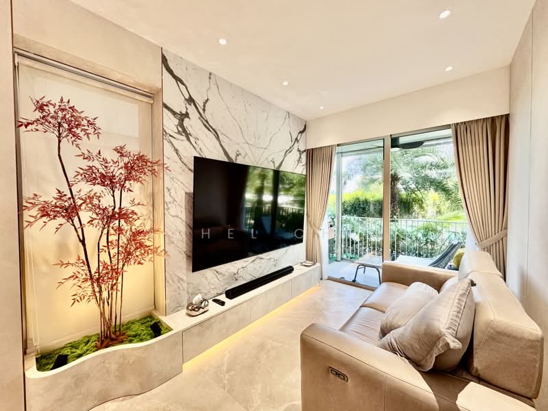 The Reef at King's Dock, 2 Harbourfront Avenue, 2 Bedrooms, 689 sqft, Condominium For Sale, by Rachel Cheng, 500167315 - Living Room - PropertyGuru.com.sg