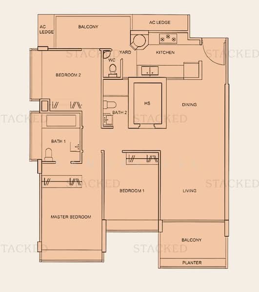 Bleu @ East Coast, 562 Upper East Coast Road, 3 Bedrooms, 1,173 sqft, Condominium For Sale, by Samuel Lee, 500167397 - PropertyGuru.com.sg