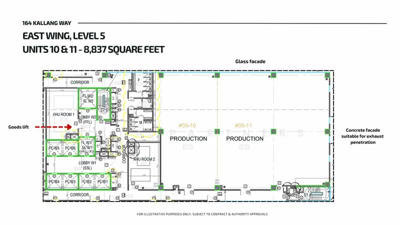 Solaris @ Kallang 164, 164 Kallang Wy, Macpherson / Potong Pasir, 8,830 sqft, Factory / Workshop (B2) For Rent, by Vita Partners, 500167409 - Corridor - CommercialGuru.com.sg