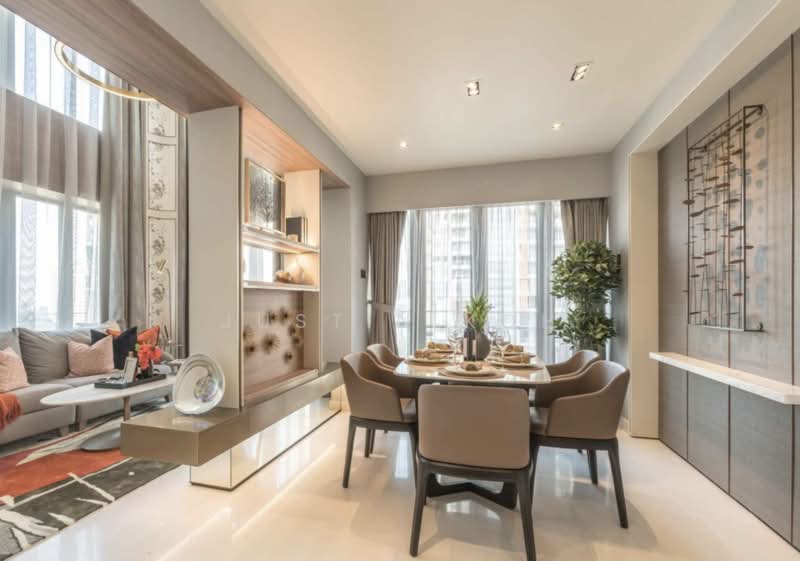 The Lumos, 9 Leonie Hill, 4 Bedrooms, 3,337 sqft, Apartment For Sale, by Justin Koh, 500167475 - Living Room - PropertyGuru.com.sg