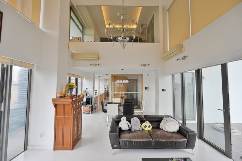 The Lumos, 9 Leonie Hill, 4 Bedrooms, 3,337 sqft, Apartment For Sale, by Justin Koh, 500167475 - Living Room - PropertyGuru.com.sg