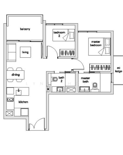 The Panorama, 8 Ang Mo Kio Ave 2, 2 Bedrooms, 700 sqft, Condominium For Rent, by Lynn Hope Tan, 500167481 - PropertyGuru.com.sg