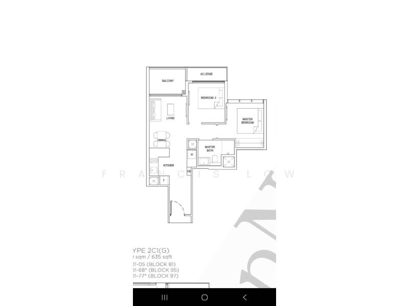 The Florence Residences, 97 Hougang Avenue 2, 2 Bedrooms, 635 sqft, Condominium For Rent, by Francis Low, 500167485 - PropertyGuru.com.sg