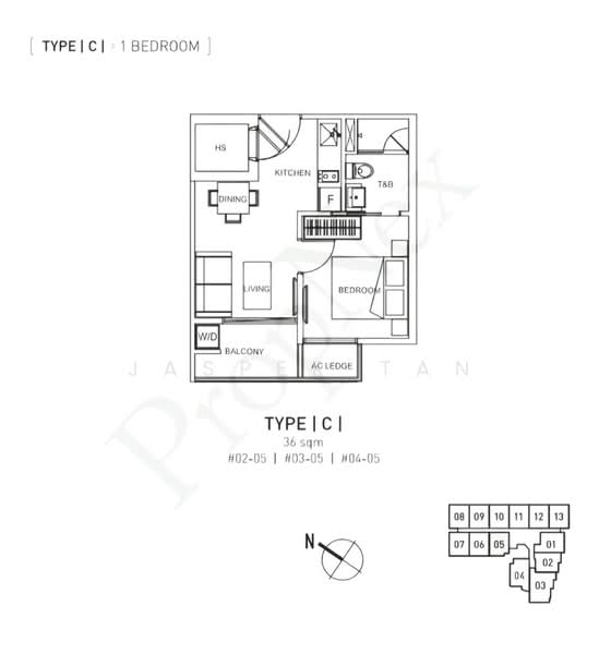 Jool Suites, 2 Sing Joo Walk, 1 Bedroom, 388 sqft, Apartment For Sale, by Jasper Tan, 500167499 - PropertyGuru.com.sg
