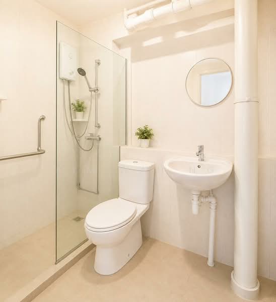 899B Woodlands Drive 50, 899B Woodlands Drive 50, 3 Bedrooms, 1,324 sqft, HDB Flat For Sale, by Kim Wah Ng, 500167502 - Bathroom - PropertyGuru.com.sg